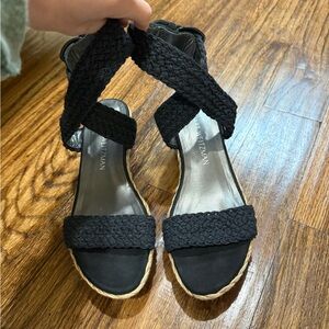 Stuart weitzman black wedges
